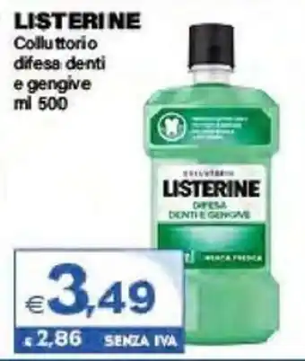 Boningros Cash and Carry Listerine Colluttorio difesa denti e gengive offerta