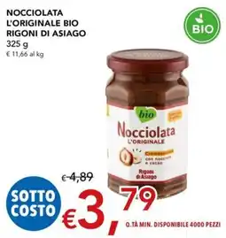 Migross Superstore Nocciolata l'originale Rigoni di Asiago offerta