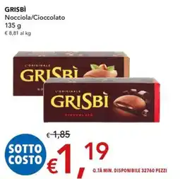 Migross Superstore Grisbi cioccolato offerta