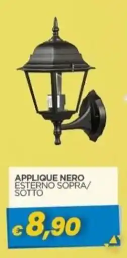 Gr Rubino Applique nero esterno sopra/sotto offerta