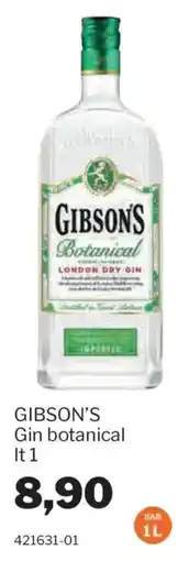 GrosMarket Gibson's Gin botanical offerta