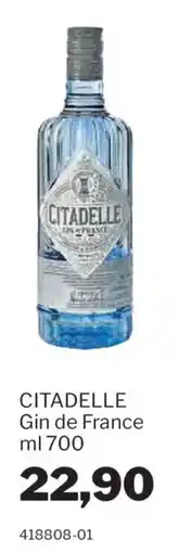 GrosMarket Citadelle Gin de France offerta