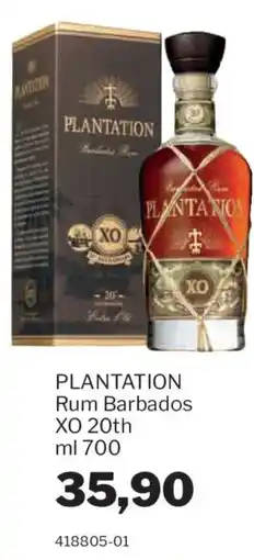 GrosMarket Plantation Rum Barbados XO offerta