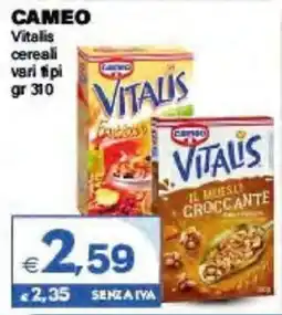 Boningros Cash and Carry Cameo Vitalis cereali offerta
