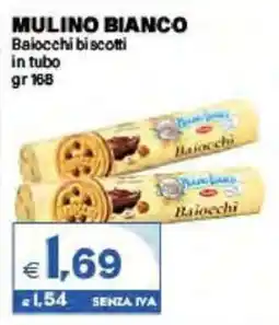 Boningros Cash and Carry Mulino Bianco Baiocchi biscotti in tubo offerta