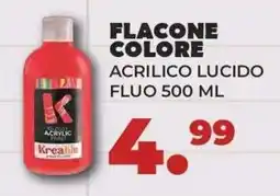 Amashop Flacone colore acrilico lucido fluo Kreaible offerta