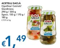 Migross Superstore Acetelli Sacla Cipolline/Cetrioli/Giardiniera offerta