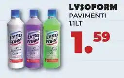 Amashop Lysoform pavimenti offerta
