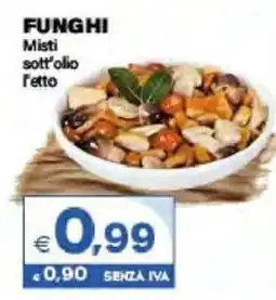 Boningros Cash and Carry Funghi misti sott'olio offerta