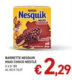Coal Barrette Nesquik Maxi Choco Nestlé offerta