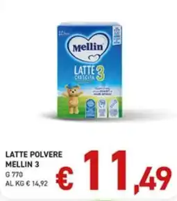 Coal Latte polvere Mellin 3 offerta