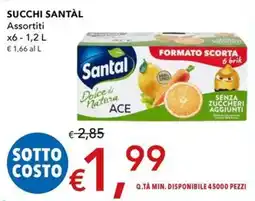 Migross Superstore Succhi Santal assortiti offerta