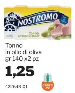 GrosMarket Tonno Nostromo offerta