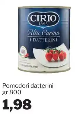 GrosMarket Cirio pomodori datterini offerta