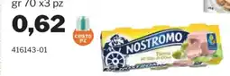 GrosMarket Tonno in olio di oliva Nostromo offerta