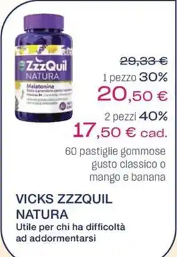 BENU Farma Vicks Zzzquil Natura offerta