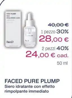BENU Farma Faced Pure Plump offerta