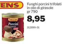 GrosMarket Funghi porcini trifolati in olio di girasole offerta