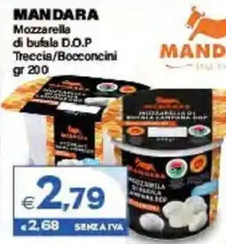 Boningros Cash and Carry Mandara Mozzarella di bufala D.O.P. Treccia/Bocconcini offerta