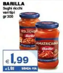 Boningros Cash and Carry Barilla Sughi ricchi offerta