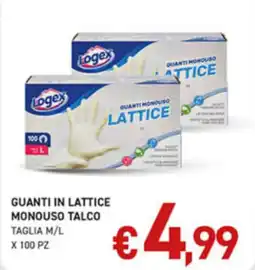 Coal Guanti in lattice Logex offerta