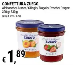 Tre Valli Supermercato Confettura Zuegg offerta