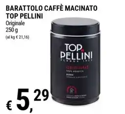 Tre Valli Supermercato Caffè macinato Top Pellini Originale offerta