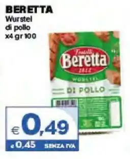 Boningros Cash and Carry Beretta Wurstel di pollo offerta