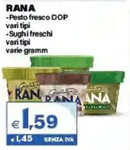 Boningros Cash and Carry Rana Pesto fresco DOP/Sughi freschi offerta