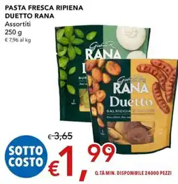 Migross Superstore Pasta fresca ripiena Duetto Rana offerta