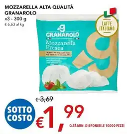 Migross Superstore Mozzarella Fresca Granarolo offerta