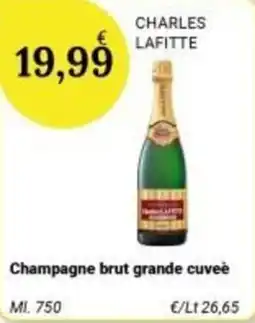 Re Mercato Lucrezia Champagne brut grande cuvée Charles Lafitte offerta