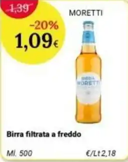 Re Mercato Lucrezia Birra Moretti offerta