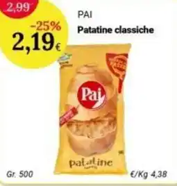 Re Mercato Lucrezia Pai Patatine classiche offerta