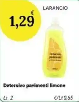 Re Mercato Lucrezia Larancio Detersivo pavimenti limone offerta