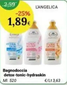 Re Mercato Lucrezia L'angelica Bagnodoccia detox-tonic-hydraskin offerta