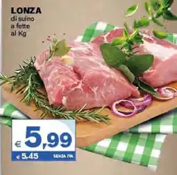 Boningros Cash and Carry Lonza di suino a fette offerta