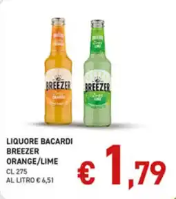Coal Liquore Bacardi Breezer Orange/Lime offerta