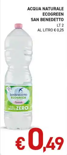 Coal Acqua naturale Ecogreen San Benedetto offerta