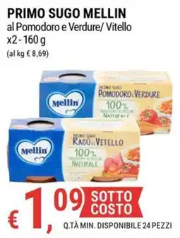 Tre Valli Supermercato Primo Sugo Mellin offerta