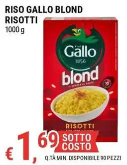 Tre Valli Supermercato Riso Gallo Blond Risotti offerta