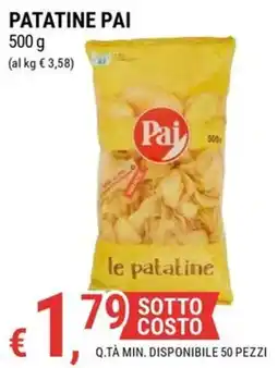 Tre Valli Supermercato Patatine Pai offerta
