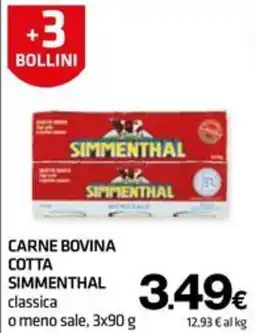 Superconti Carne bovina cotta Simmenthal classica offerta