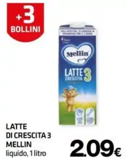 Superconti Latte di crescita 3 Mellin offerta