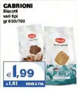 Boningros Cash and Carry Cabrioni biscotti offerta