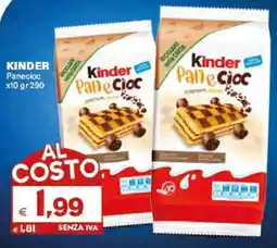 Boningros Cash and Carry Kinder Panecioc offerta