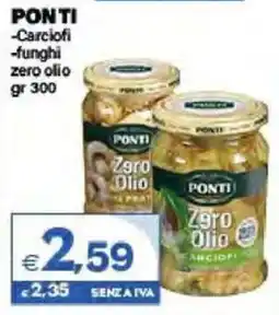 Boningros Cash and Carry Ponti Carciofi/funghi zero olio offerta