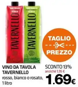 Superconti Vino da tavola Tavernello offerta