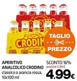 Superconti Aperitivo analcolico Crodino classico offerta