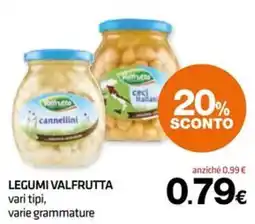 Superconti Legumi Valfrutta offerta